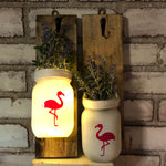 Lighted Flamingo Wall Sconce(s) - An Elegant Expression, LLC