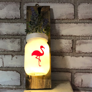 Lighted Flamingo Wall Sconce(s) - An Elegant Expression, LLC