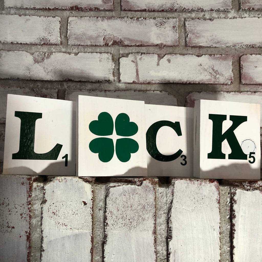 St. Patrick’s Day Luck ScrabbleSet - An Elegant Expression, LLC