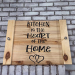 Kitchen is the Heart of the Home Stove Top Covers - An Elegant Expression, LLC