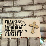 Wooden Prayers Plaque- Love and Light - An Elegant Expression, LLC