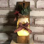 Primitive Farmhouse Lighted Wall Sconce(s)- Valentine’s Day - An Elegant Expression, LLC