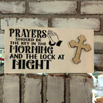 Wooden Prayers Plaque- Love and Light - An Elegant Expression, LLC