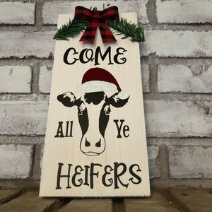 Farmhouse Christmas Rooster-Heifer-Bull - An Elegant Expression, LLC