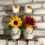 Fall Y’all Thanksgiving Candle Holders (set of 2) - An Elegant Expression, LLC