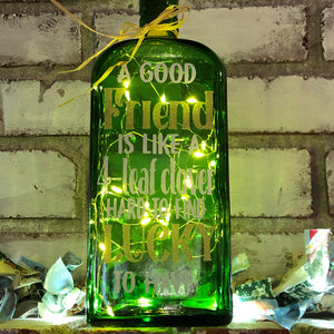 A Good Friend is Like a 4 leaf Clover Nightlight- St.Patrick’s Day - An Elegant Expression, LLC