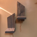 Wooden Wall Hanging Shelving Units (Set of 2) - An Elegant Expression, LLC