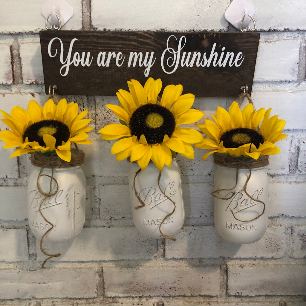 Sunflower 3 tiered Hanging Plaque - An Elegant Expression, LLC