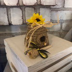 Mini Bee Hive and a Honey Dipper Set - An Elegant Expression, LLC