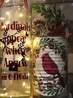 Cardinals Appear When Angels are Near Nightlight Set - An Elegant Expression, LLC